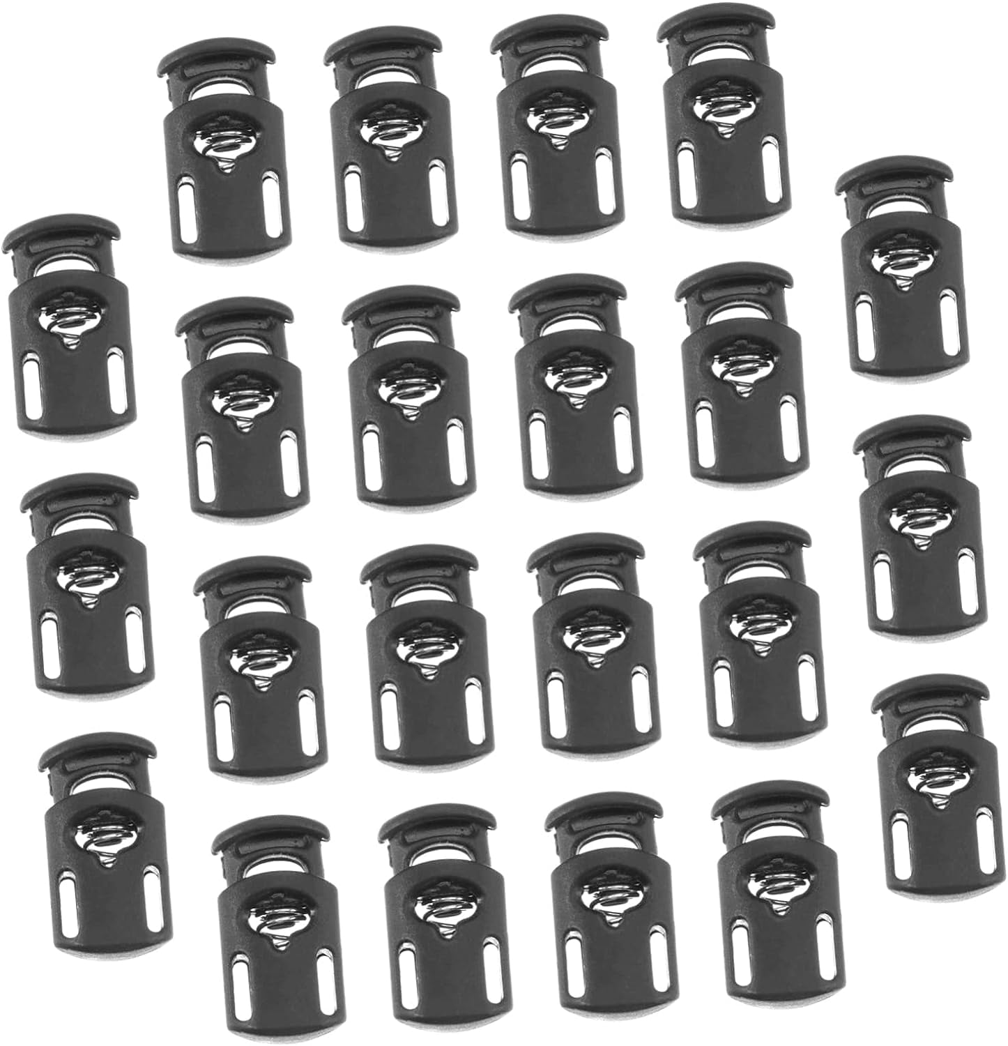 50 Pcs Backpacking Tent Pull Chain Switch Toggle Stopper Cord Plastic ...
