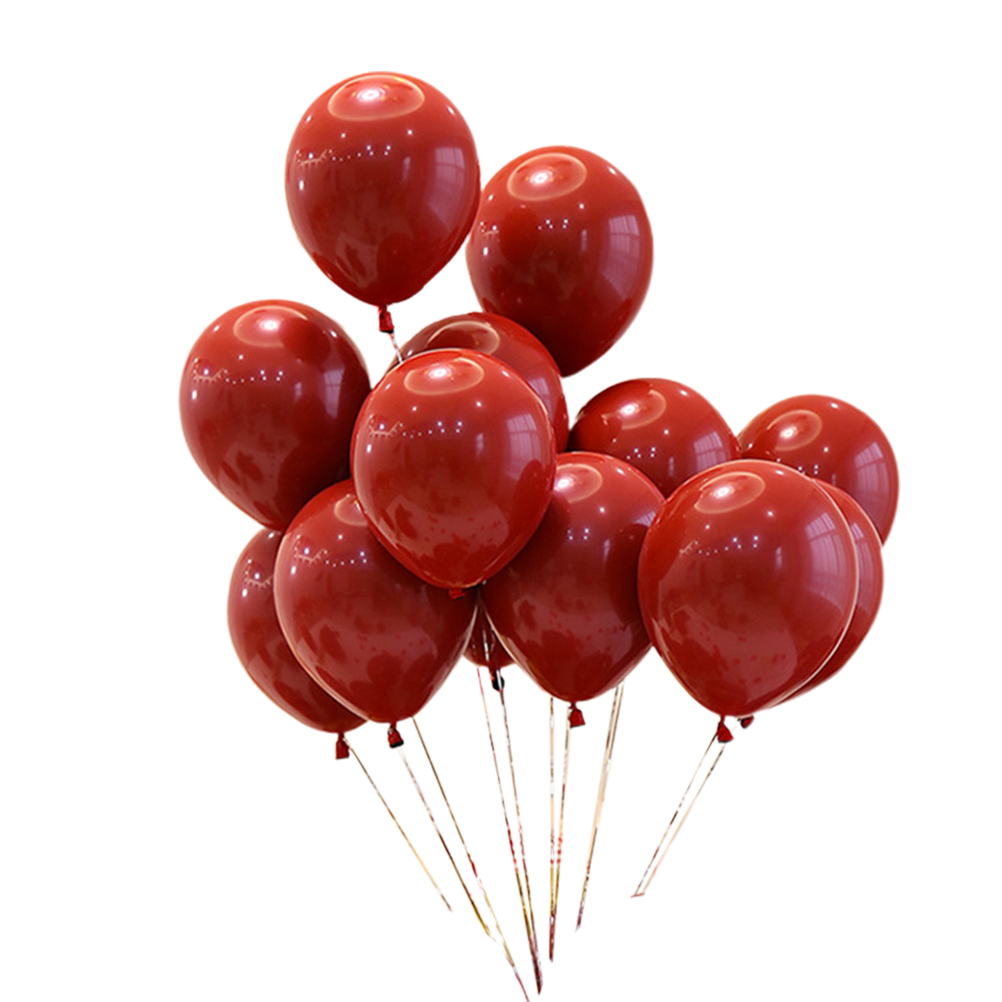 100-Pack Pomegranate Satin Latex Balloons - 11 Inch Premium Party Balloons For Helium Or Air, Weddings & Events - View #3