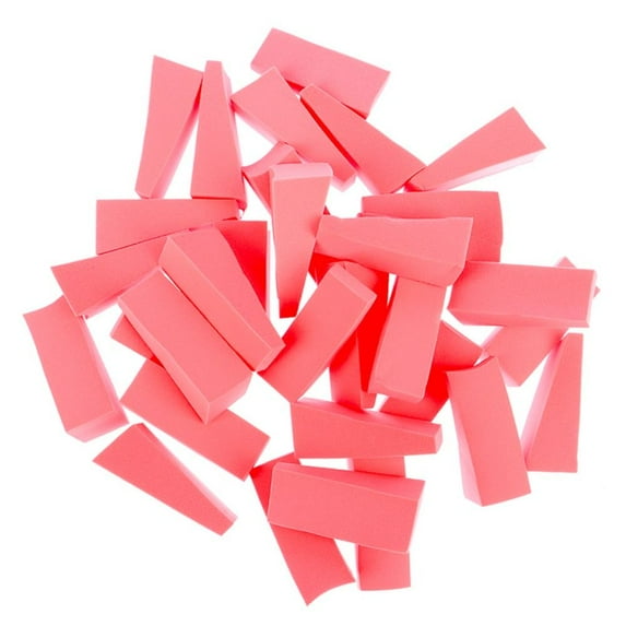 50 Pcs Beauty Wedges Sponges,Makeup Sponge Mini Applicator Wedges,Triangle Makeup Sponges For Blending,Foundation Beauty Tools 08