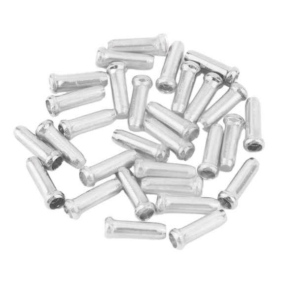 50 Pcs Bike Brake Shifter Cable End Cap Crimps Ferrules Caps Road Mountain Bicycles Brake Cable Cap End Tip Easy to Use