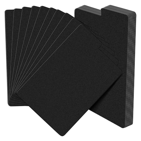 50 Pcs Black Comic Book Dividers Set, PP Card Dividers with Label Stickers, 7.3 x 11.3 in / 18.4 x 28.6 cm Dividers with Tabs for Comic Book Collection, Storage Boxes