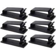 50 Pcs Cable Management Clips Adhesive Cable Clips Cable Tie Holder Wire Clips Management