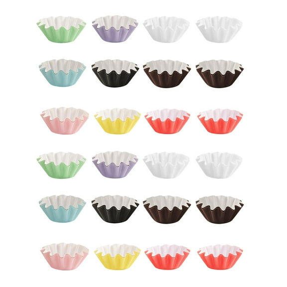 50 Pcs Cake Cups Mini Cupcake Liner Foil Baking Trays Decor Packing Paper Loaf Pan Form Cupcakes Disposable