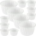 thumbnail image 1 of White Paper Cupcake Cups for Home Perfect for Baking and Holding Cupcakes Muffins Small Cakes 50pcs, 1 of 6