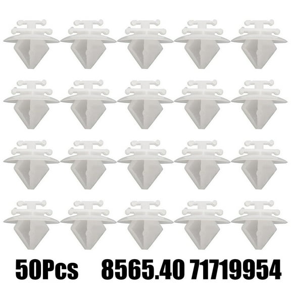 50 Pcs Car Exterior Door Trim Clips for C2 C3 206 207 8565.40 856540 7701056846