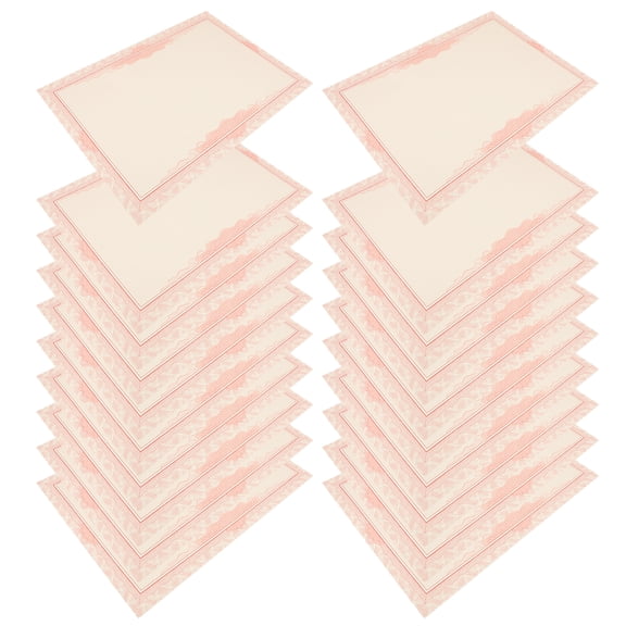 50 Pcs Certificate Inner Paper Textured Award Student