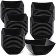 thumbnail image 1 of 50 Pcs Clear 8 oz Square Disposable Plastic Serving Bowls Snack Salad Candy Bar Party Buffet Dishes for Chips Fruit Tacos, 1 of 5