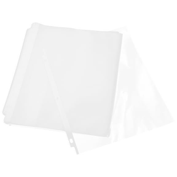 50 Pcs Clear Document Holder Page Protectors Binder Clear Plastic Sleeves File Holder Transparent 28.50X23.50X0.01CM
