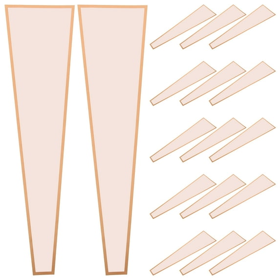 50 Pcs Clear Gift Bags Floral Sleeves Waterproofs Paper Bouquet Packaging Single Flower Wrapping Pink Opp