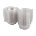 thumbnail image 1 of 50 Pcs Clear Hinged Plastic Containers with Lids,Individual Cake Slice Containers, Round Plastic Food Container,Disposable Clamshell Take Out Containers for Cakes,Cookies,Pasta,Sandwiches,Salad, 1 of 8