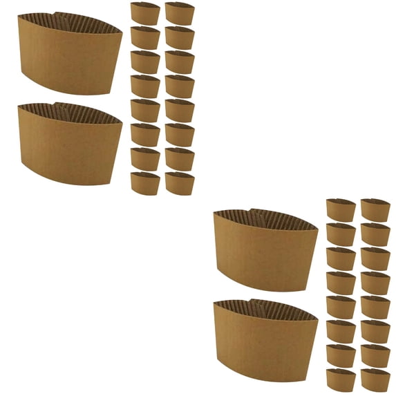 50 Pcs Coffee Cup Holder Heat Resistant Sleeve Protective Cover Outdoor Sleeves Cafe