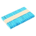 thumbnail image 1 of 50 Pcs Colored Popsicle Sticks for Crafts, 3.6 Inch Colored Wooden Craft Sticks, Ice Cream Sticks, Rainbow Popsicle Sticks, Great for DIY Craft Creative Designs and Children Education, 1 of 2