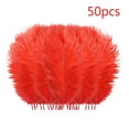 thumbnail image 1 of 50 Pcs Colourful Plumage Feathers for Wedding Diy Craft Hair Accessories Home Decoration Party Centerpieces, C, 1 of 3