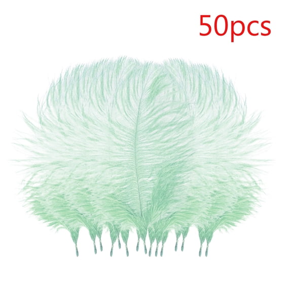 50 Pcs Colourful Plumage For Wedding Party Centerpieces Flower Arrangement Home Decoration Diy Middle Floating Plume Hair Clothing Craft Decoration Plumage