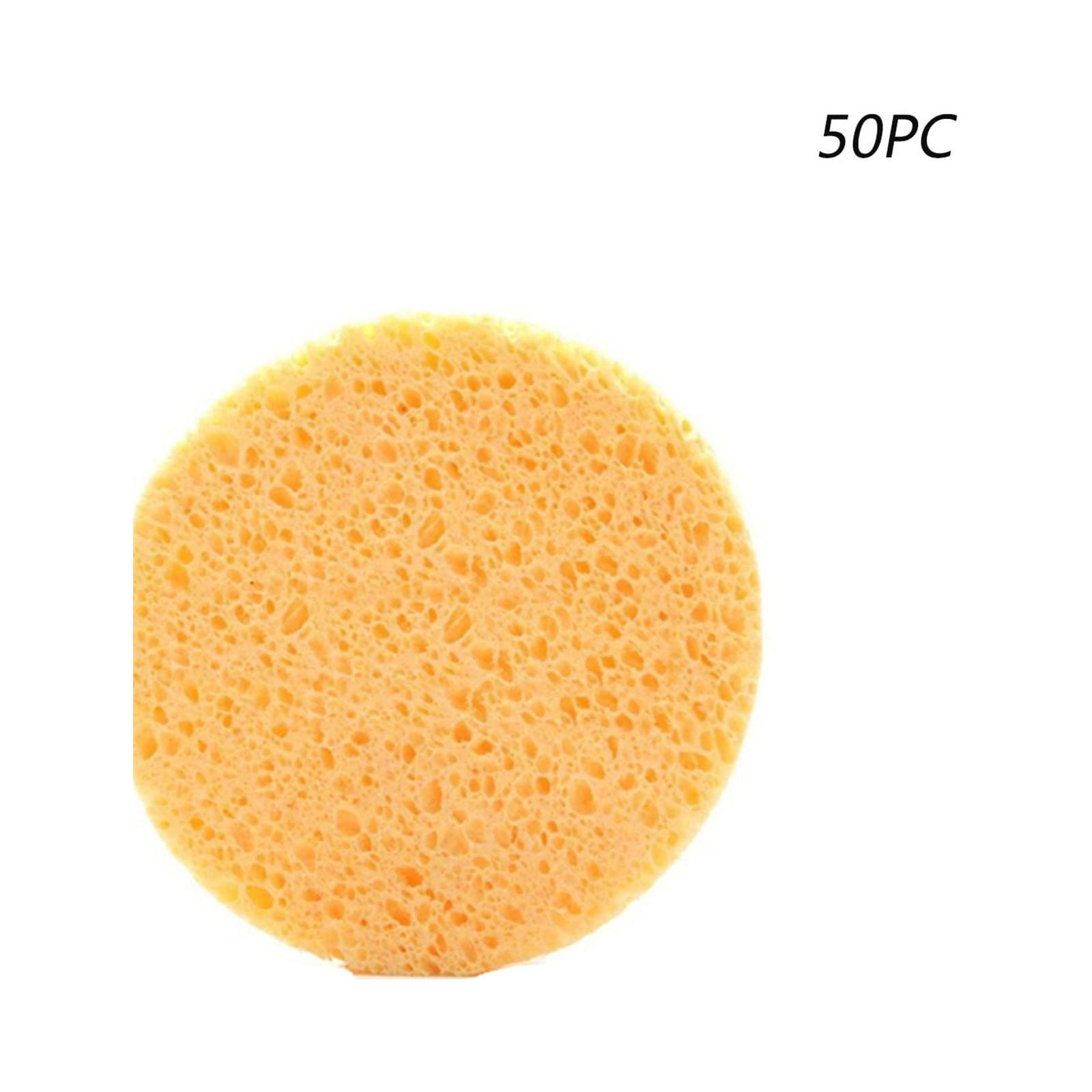 50 Pcs Compressed Facial Sponge Face Cleaning Sponge Cosmetic Makeup