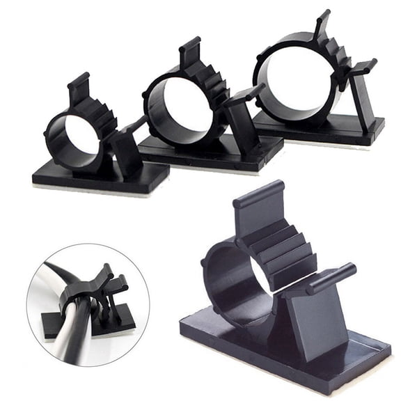 50 Pcs Cord Clips Wire Clamp Wire Adjustable Cable Upgraded Wall Wire Clips Wire Clips Adhesive Cable Clips