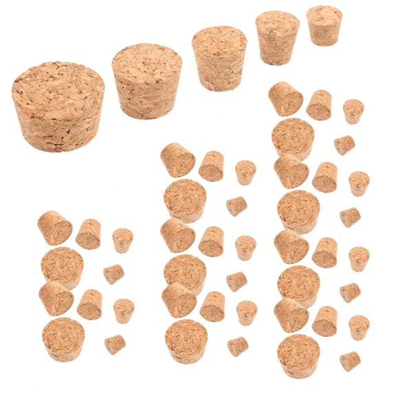50 Pcs Cork Corks for Wine Bottles Sealing Plug Drinks Wedding Grape Mini Favors