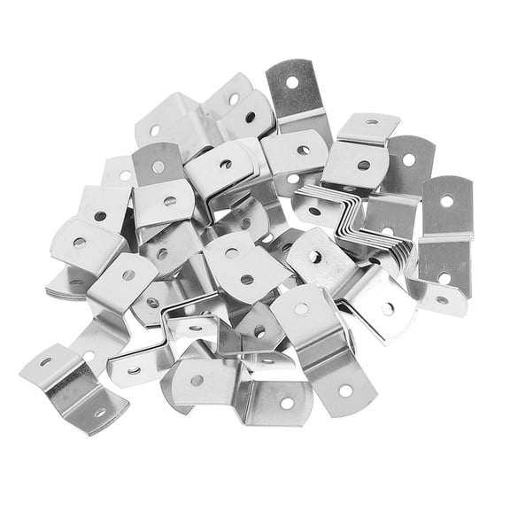 50pcs Z Shape Photo Frame Fasteners for Offset Canvas Clips and Tabletop Picture Framing