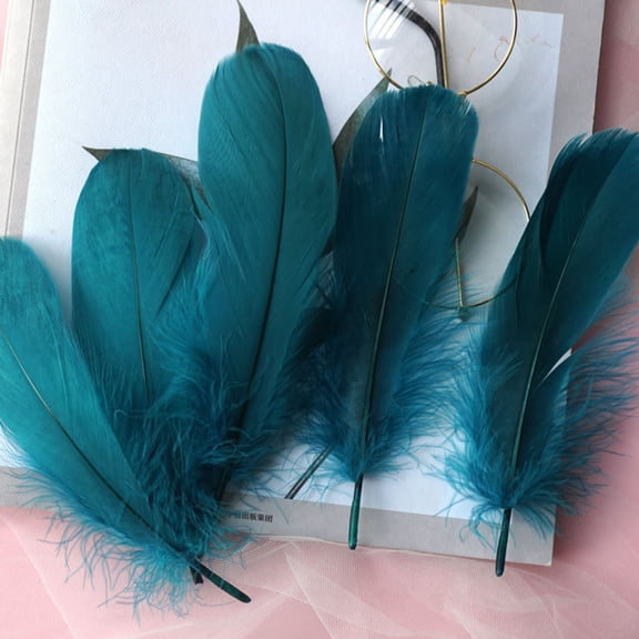 50 Pcs Craft Feathers for Wedding Party Flower Arrangement, Diy Feathers for Hair Cat Stick, Clothing Craft Decoration, Kindergarten DIY Crafts Wedding Home Party Decoration Dream Catcher Supplies