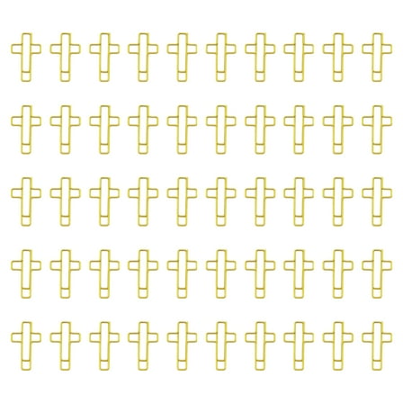 50 Pcs Crosses Shaped Paper Clips Small Bookmarks Planner Clips Journal Paper Clips Office Supplies