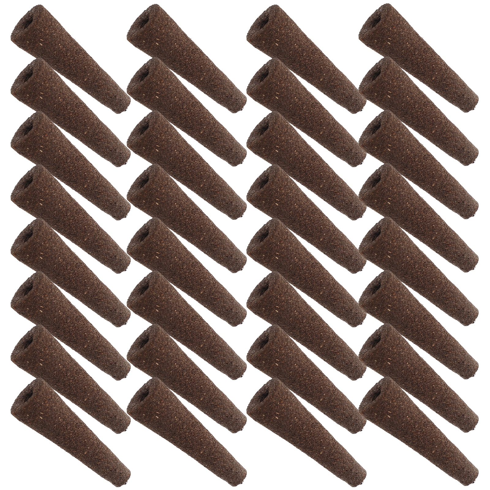 50 Pcs Conical Peat Pots for Vegetables and Plants, Biodegradable ...
