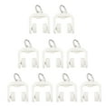 thumbnail image 1 of 50 Pcs Curtain Track Pulley Rollers Curtains Rods Window Rv Shower Drapery Wheel Hook Glide Runner, 1 of 6