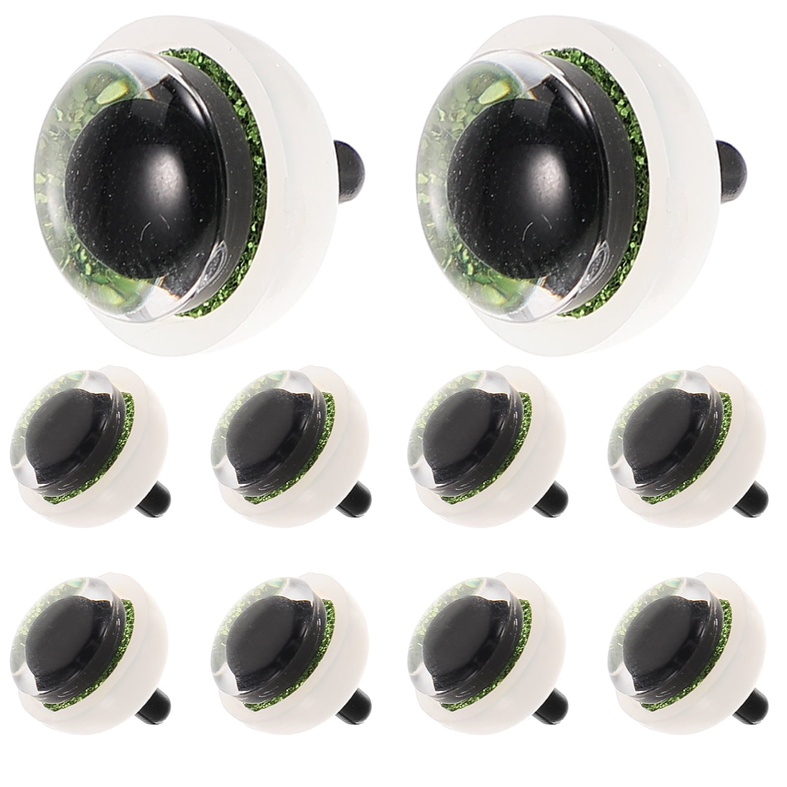 50 Pcs Decorative Accessories Home Items Glitter Eyeballs Plastic Eyes