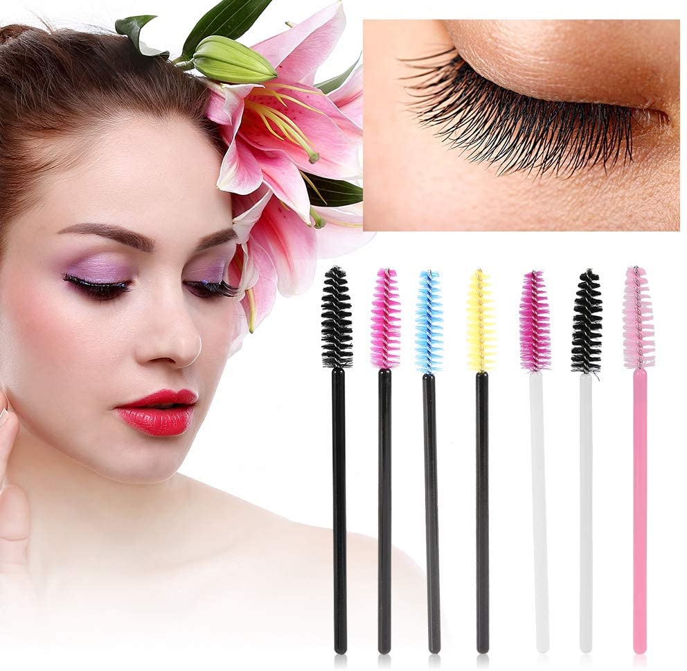 50 Pcs Disposable Eyelash BrushesEye Lash Eyebrow Applicator Cosmetic