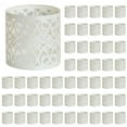 thumbnail image 1 of 50 Pcs Disposable Foil Paper Napkin Rings Foldable Napkin Ring Decor Party Banquet Decor Napkin Rings Hollow Cutout Foil Napkin Clasps Lightweight Table Napkin Rings Self-Adhesive Napkin Holders, 1 of 3