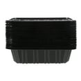 thumbnail image 1 of Greenadscape Storage Containers Black Plastic 50Pcs 7.27X5.31X1.77Inch, 1 of 7