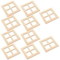 thumbnail image 1 of 50 Pcs Doll House Decoration Dollhouse Accessories Tiny Window Mini Wooden Furniture Small, 1 of 6