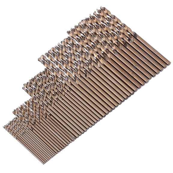 50 Pcs Drill Bits HSS M35 Cobalt Drill Bit 1-3mm Dia For Stainless Steel Metal Drilling Electrical Drill Accessories