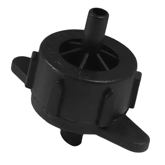 50 Pcs Drip Irrigation Emitters, 1/2 GPH Pressure Compensating Dripper Emitters System Drip Tip Constant Flow Heads Parts for Garden Lawn Watering Irrigation System, Yellow