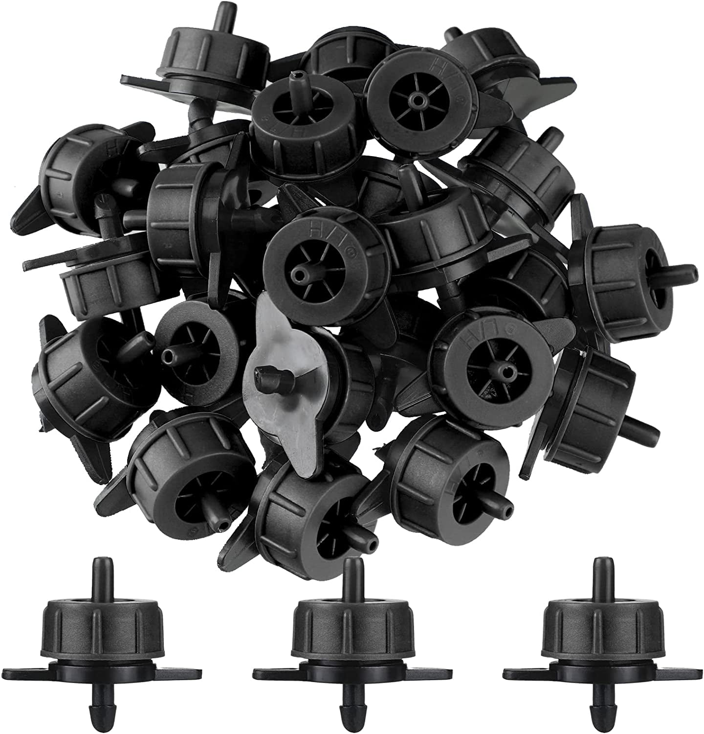 50 Pcs Drip Irrigation Emitters, Pressure Compensating Absinthe