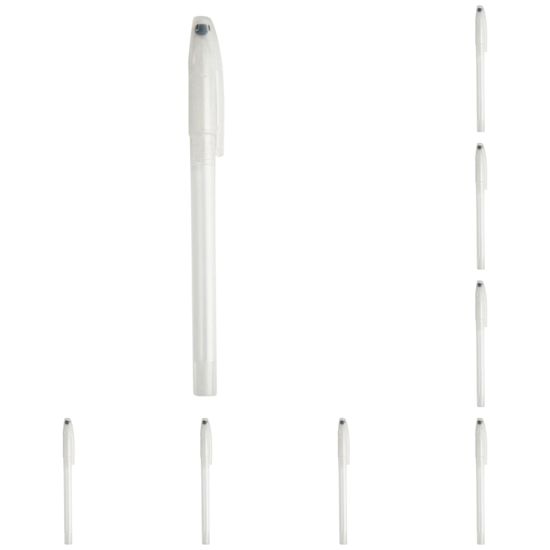50 Pcs Empty Pen Shell Ballpoint Pen Cover Gel Pen Shell for Office Stationery Supplies, Fit for 13 cm Refills Standard 0.5mm Gel Pen