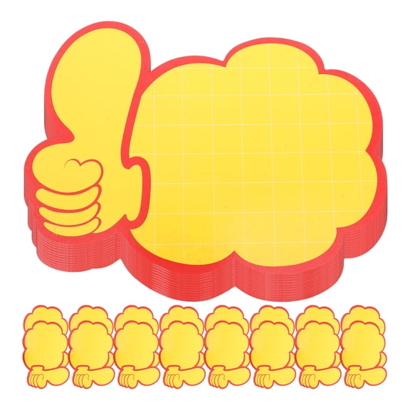 50 Pcs Explosion Stickers Pastel Nutcracker Decor Dyed Slides Figures Yellow