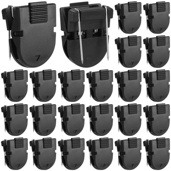 Fabric Cubicle Clips, 50 Pcs Strong Grip Plastic Clips for Bulletin Board & Office Organization, Secure Document & Photo Hanging Clips