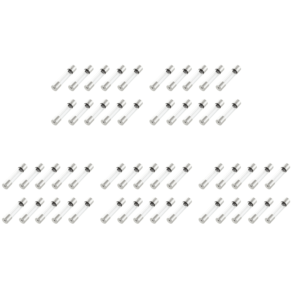 10-Pack Fast Blow Glass Tube Fuses – 6x30mm, 250V, 10A – For Electrical Equipment Replacement