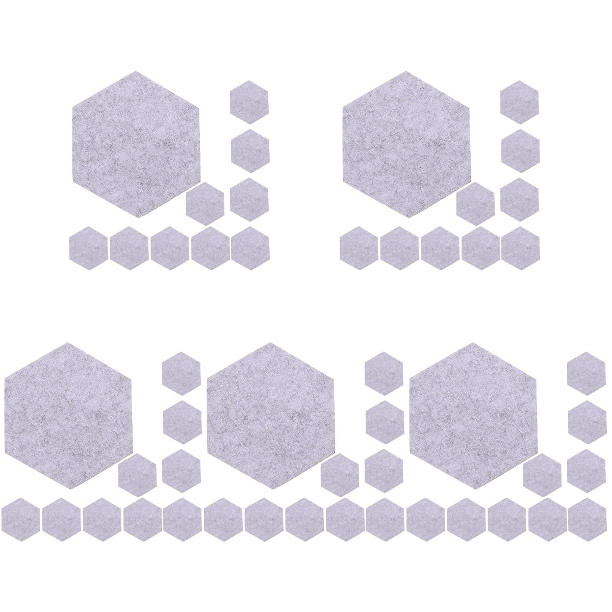50 Pcs Felt Wall Stickers for Backdrop Decoration, Notice Board ...
