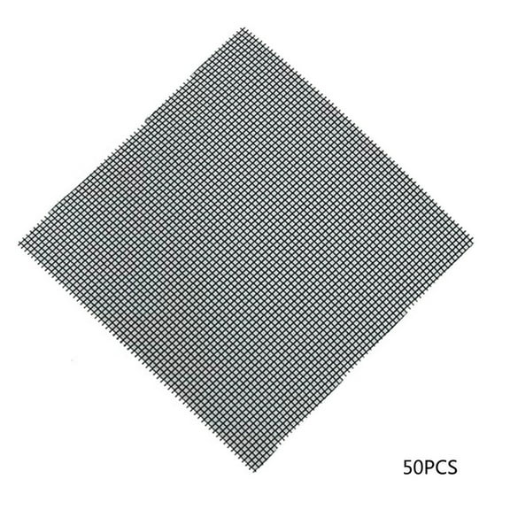 50 Pcs Flower Pot Hole Mesh Pad,Square Bonsai Mesh Drainage Screens Bonsai Pot Bottom Mat Drainage Mesh Hole Screen,Gardening Gifts For Women,4 Inch