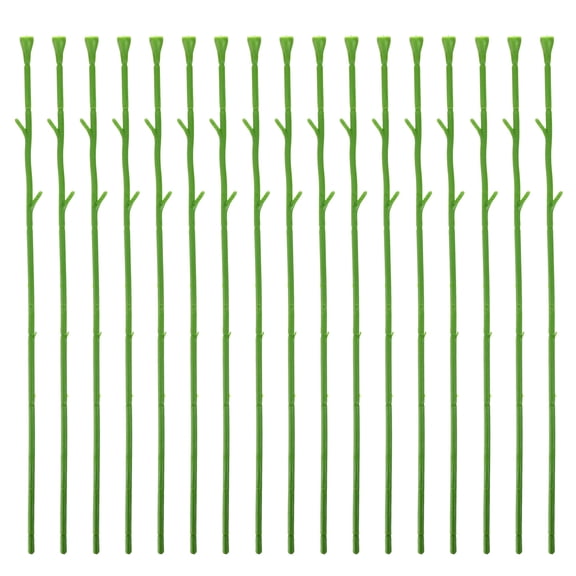 50 Artificial Flower Stems for Floral Arrangements, Short Crafting Rods for Home Decor, Decoration and Projects