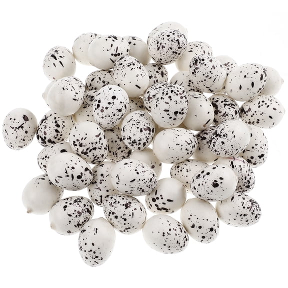 OUNONA 50 Pcs Mini Foam Fake Bird Eggs for Kids Easter Crafts, Home Decoration, Models and Educational Activities
