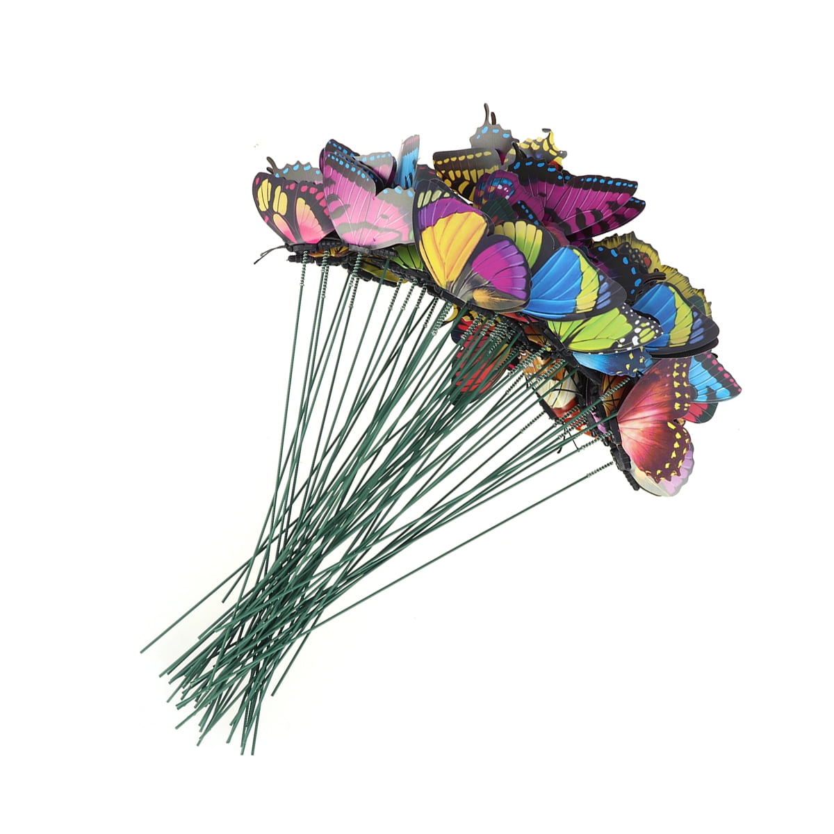 50 Pcs Garden Butterfly Decor Grassland Artificial Drapery Trim Home