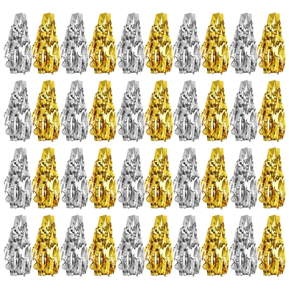 50 Pcs Garland Paper Tassel Decoration Metallic Foil Fringe Popularity