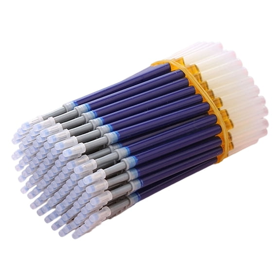 50 Pcs Gel Pen Refills Black/Blue/Red Gel Ink Pen Refills 0.5mm Replaceable Pen Refills for Students Teacher