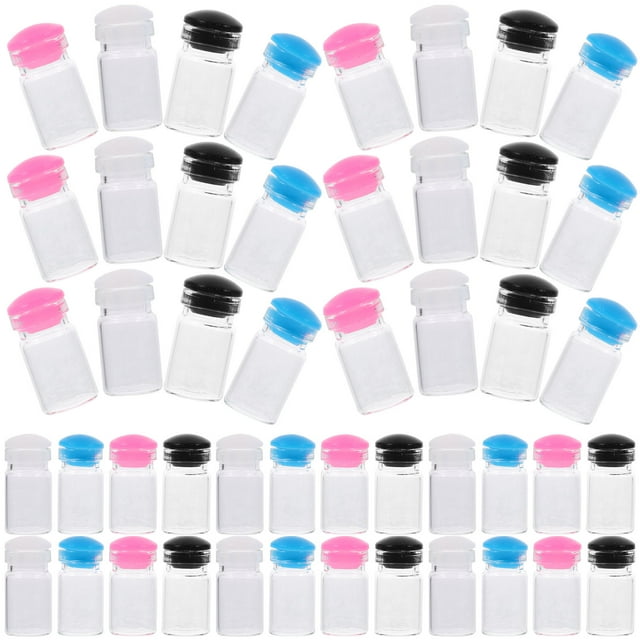 50 Pcs Glass Wish Bottle Glass Wish Jar Wish Bottles Tiny Vials with