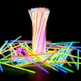 thumbnail image 1 of 50 Pcs Glow Sticks Bulk, Glow in The Dark Neon Party Supplies, Glow Bracelets and Necklaces Party Pack, 1 of 3