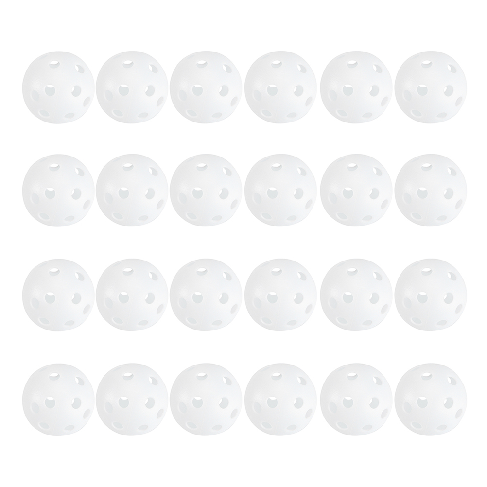 50 Pcs Golf Ball Practice Golfs Balls Training Indoor Porous Swing Aids