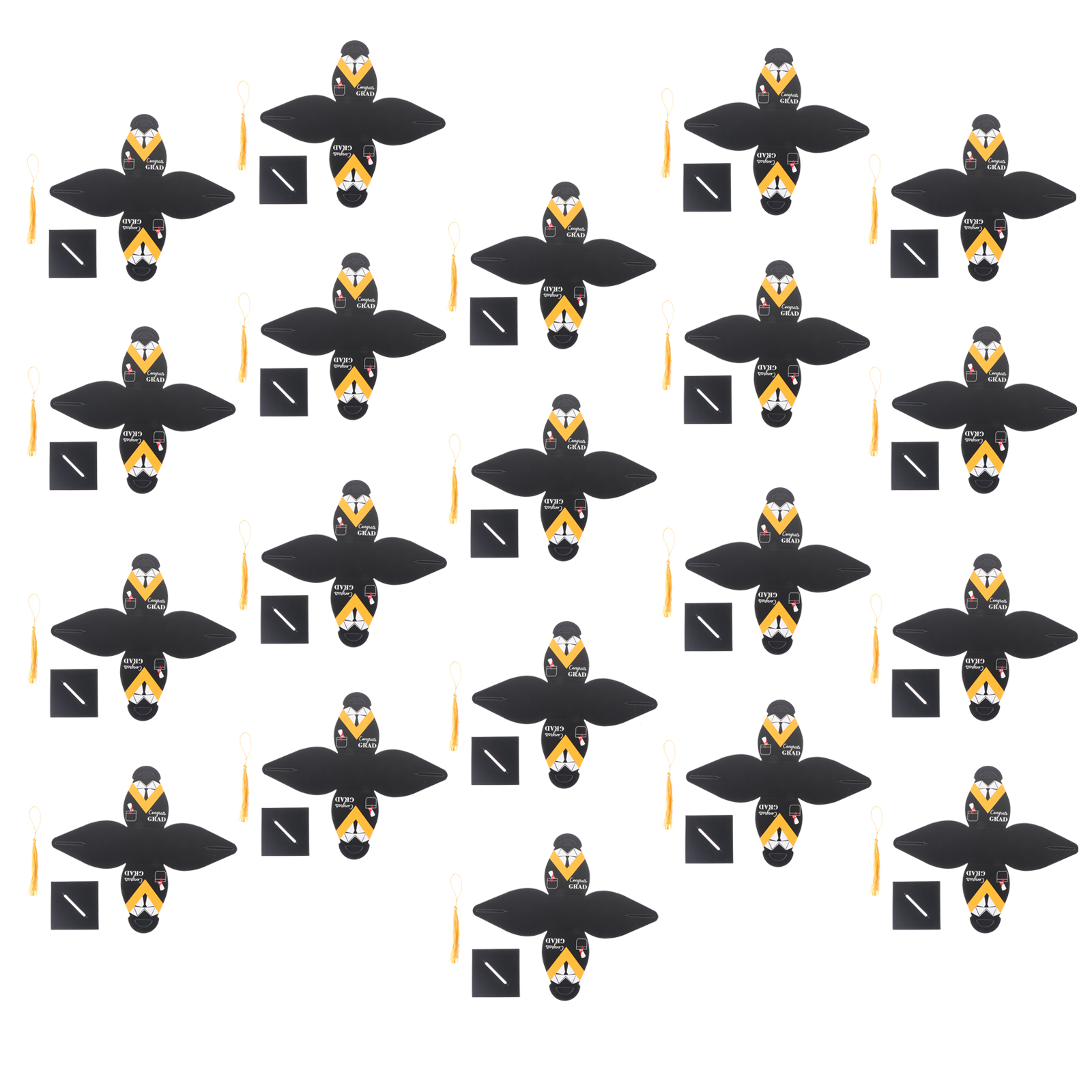 50 Pcs Graduation Hat Candy Box Graduation Party Favors Paper Candy