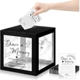 thumbnail image 1 of 50 Pcs Greenery Share a Memory Cards for Collections of Life Memory Guest Cards Box Ideas for Funeral Graduation Wedding Bridal Shower Birthday Anniversary Retirement(Black), 1 of 7